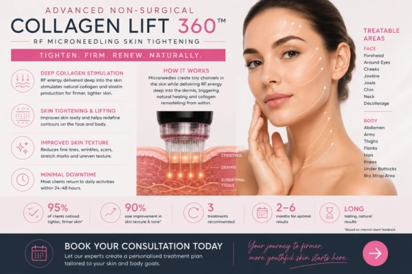 Book in Collagen Lift 360 Portsmouth  today